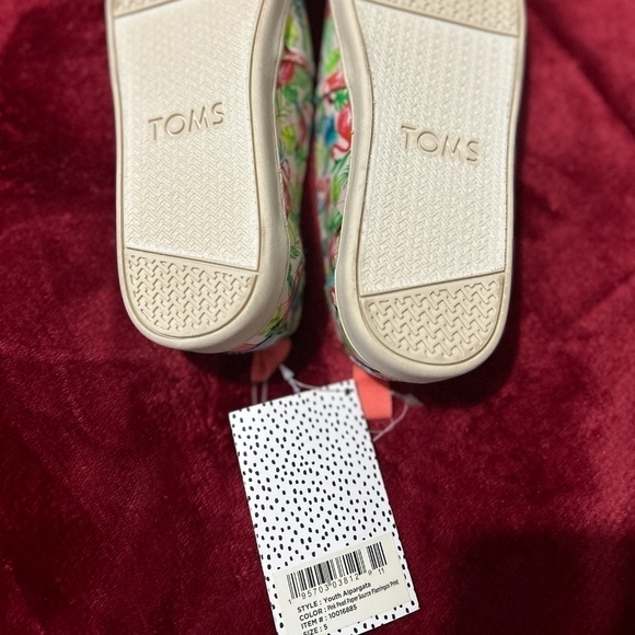 LIMITED Edition Pink Flamingo Toms Y5 - Picture 7 of 7